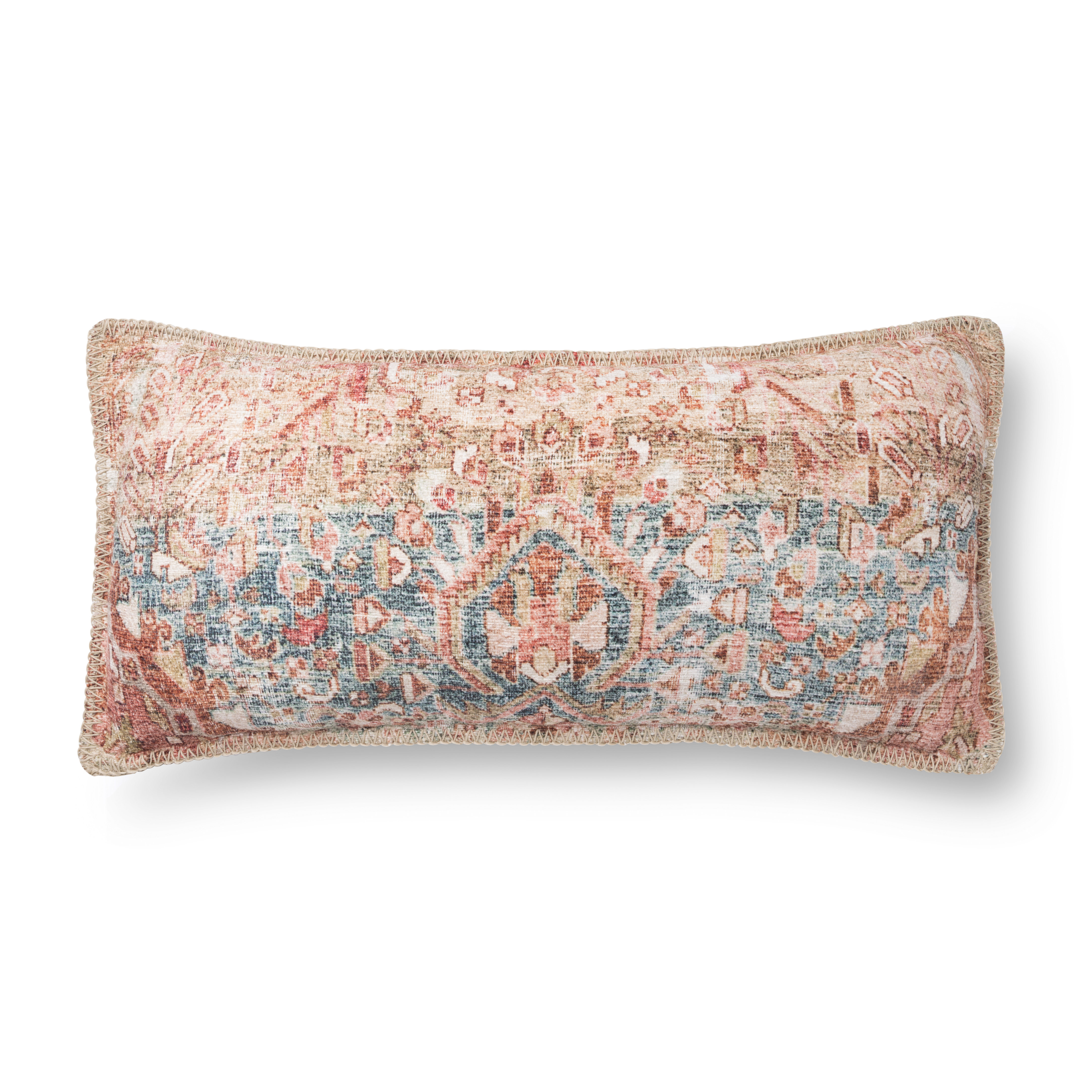 rust lumbar pillow