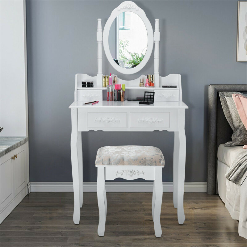 white dressing table wayfair