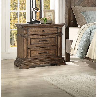 Kerr 3 Drawer Nightstand