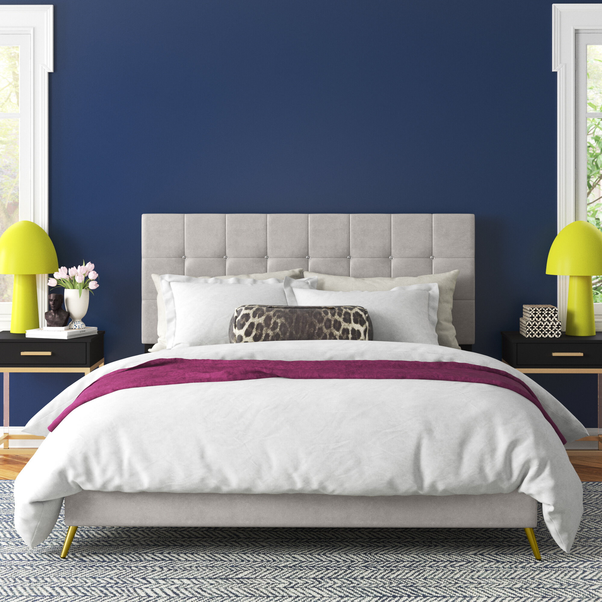 Etta Avenue™ Xiomara Upholstered Bed & Reviews 