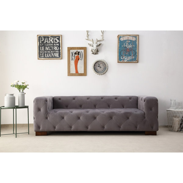 Elegant Tufted Sofa Wayfair