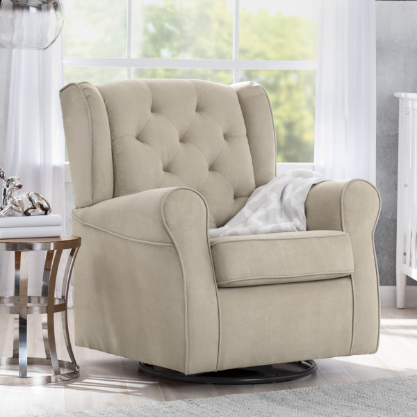 delta children dylan nursery recliner glider swivel chair