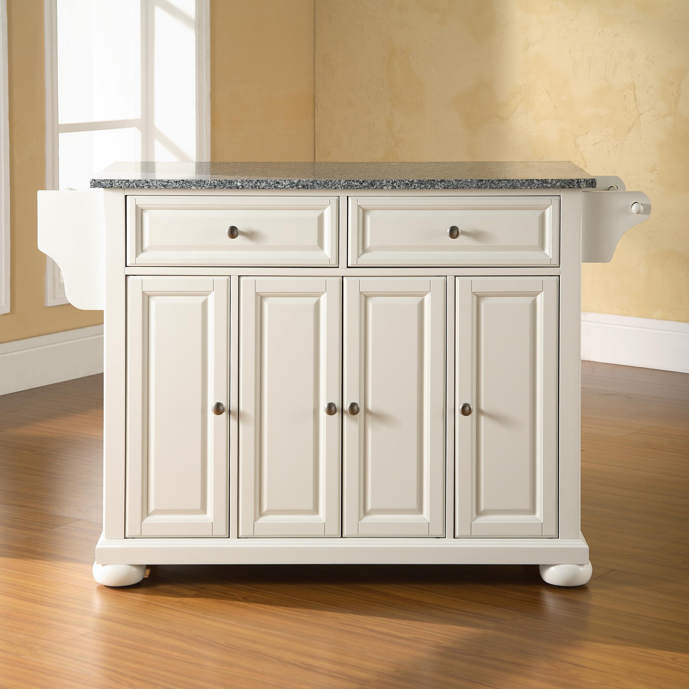 Hedon Kitchen Island With Granite Top Reviews Joss Main