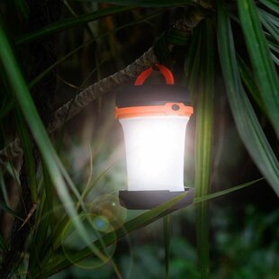 Black Battery Powered Collapsible LED Outdoor Lantern By Sol 72 Outdoor