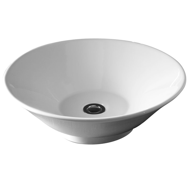 Celerity Ceramic Circular Vessel Bathroom Sink