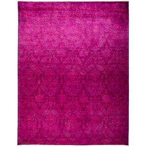 Vibrance Hand-Knotted Pink / Purple Area Rug