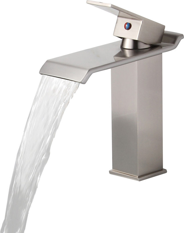 Bathroom Waterfall Faucet elite single handle bathroom waterfall faucet & reviews | wayfair Bathroom Waterfall Faucet elite single handle bathroom waterfall faucet & reviews | wayfair