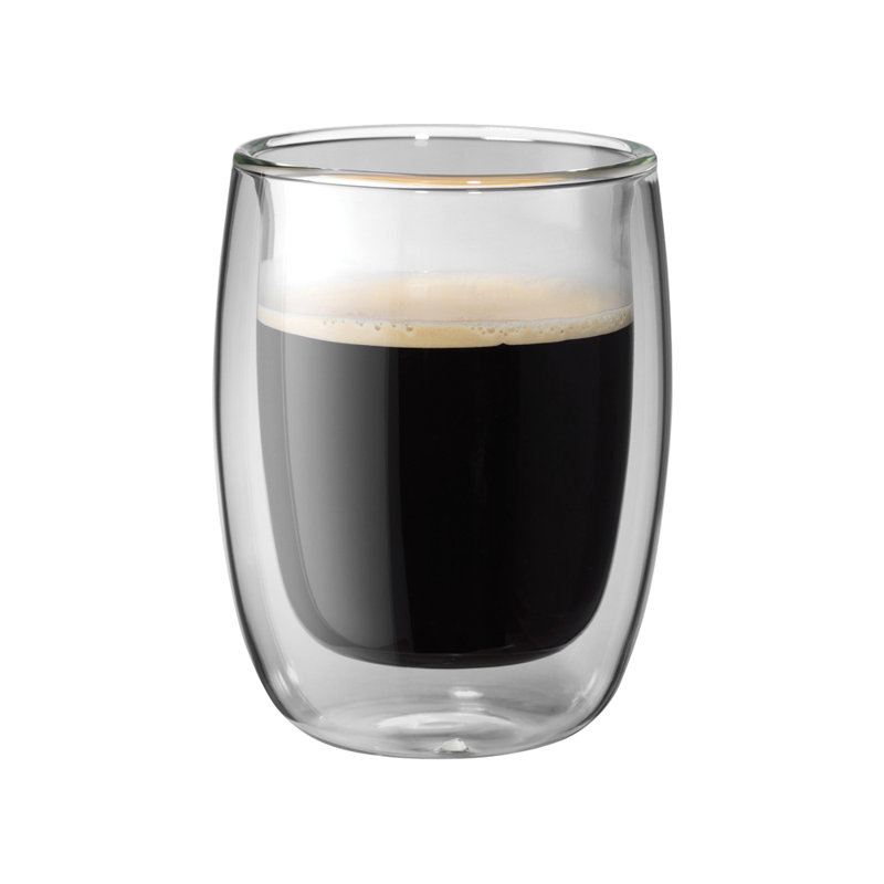 clear coffee mug set