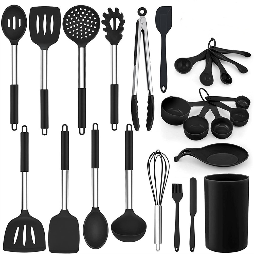 silicone utensil set dishwasher safe