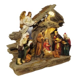 Nativity Peace on Earth/O Come Let Us Adore Him Nested Storage Boxes Set of 3 