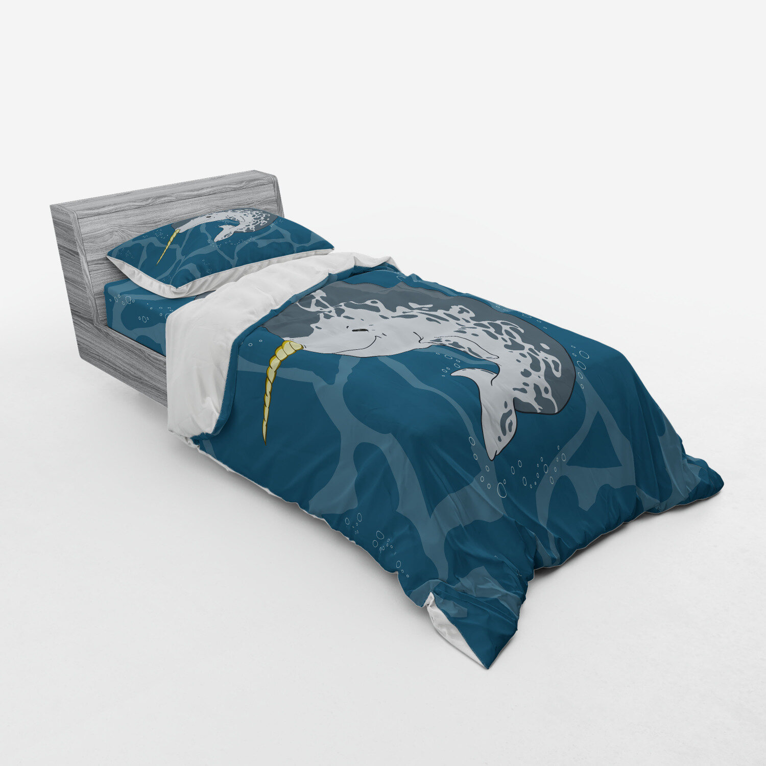 narwhal bedding set