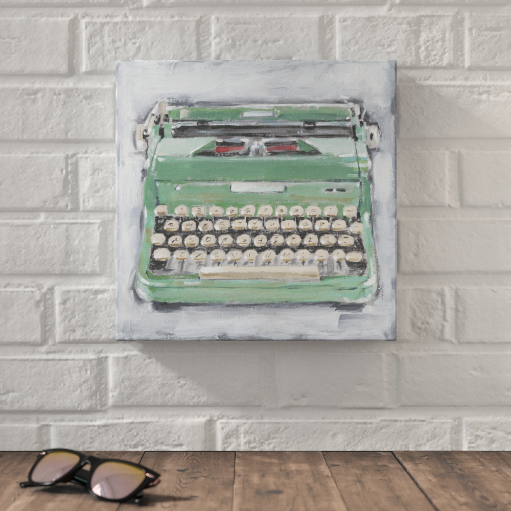 Williston Vintage Typewriter II by Ethan Harper Painting on