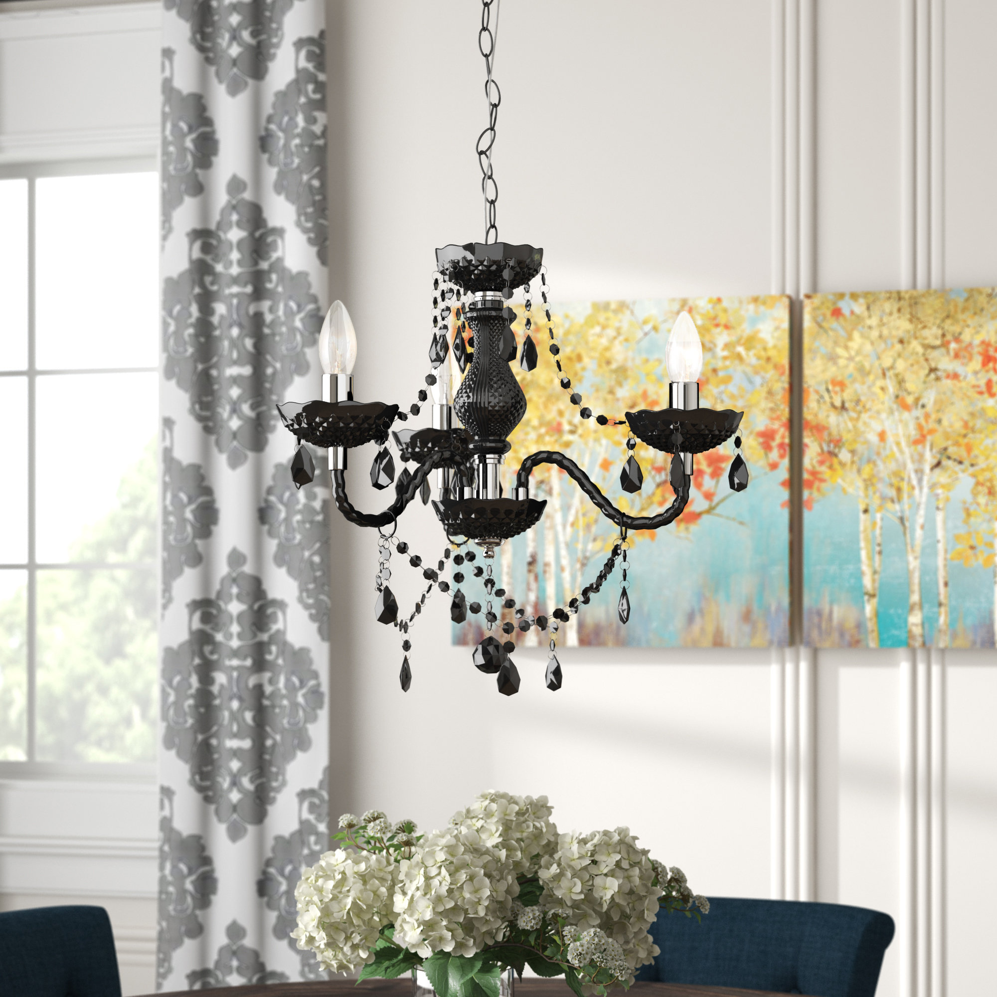 3 Light Candle Style Classic Traditional Chandelier 3 Light Candle Style Classic Traditional Chandelier