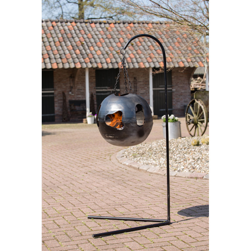 Sol 72 Outdoor Bollingt Hanging Steel Wood Burning Outdoor