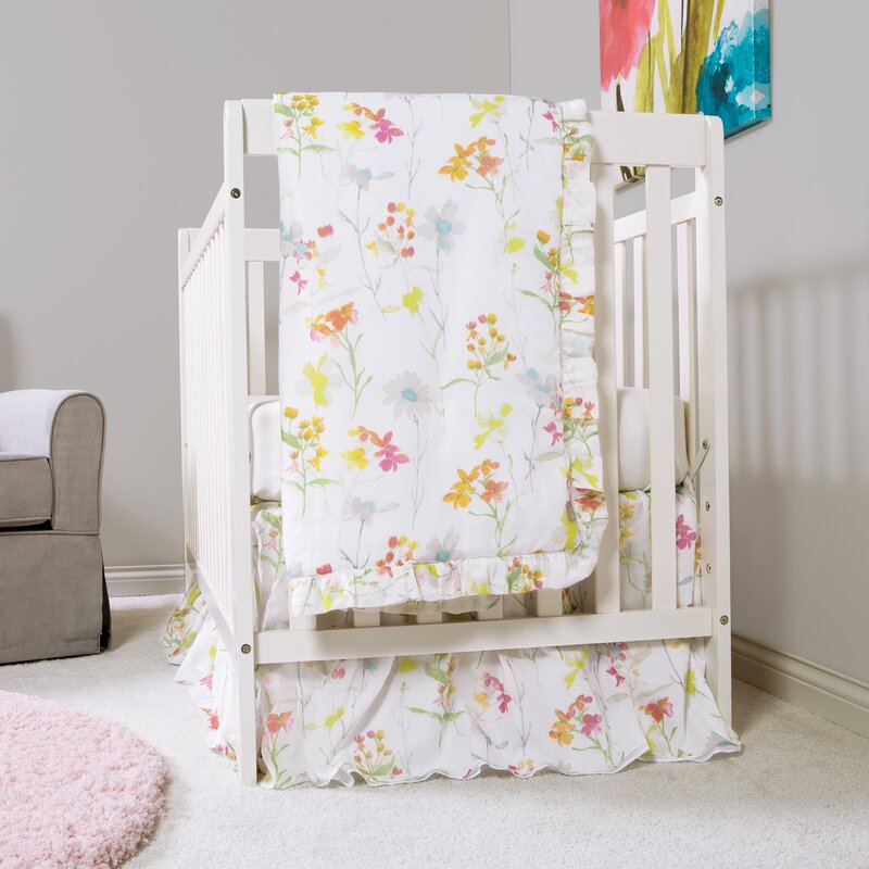 wildflower crib bedding