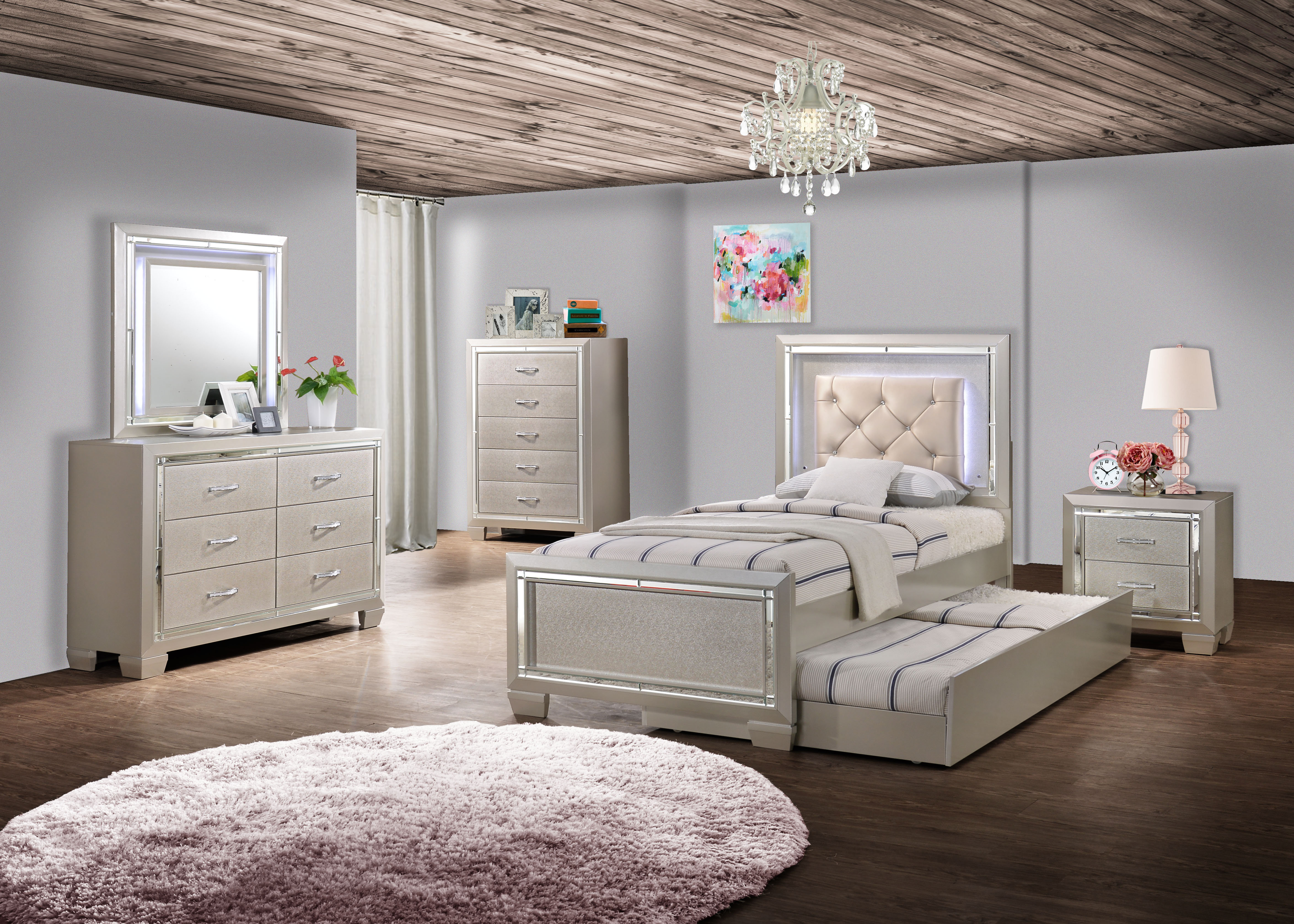 Torrez Panel Configurable Bedroom Set