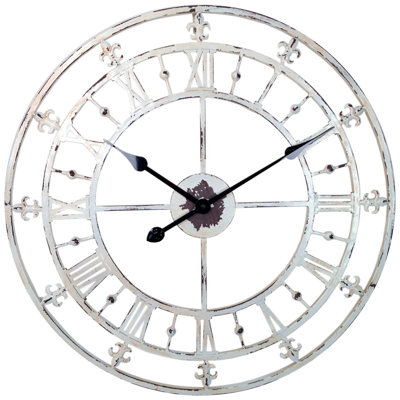 Lark Manor Oversized 23.8" Round Tower Wall Clock