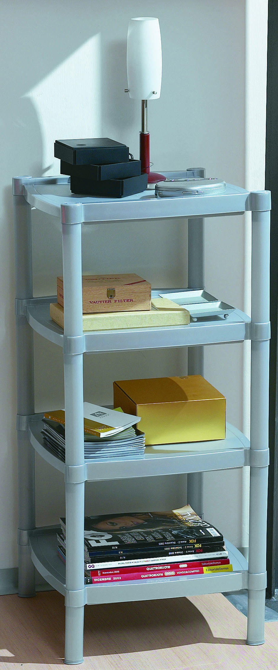 Sana Enterprises 6 Tier Angled Basket Tower for Storage and Organization