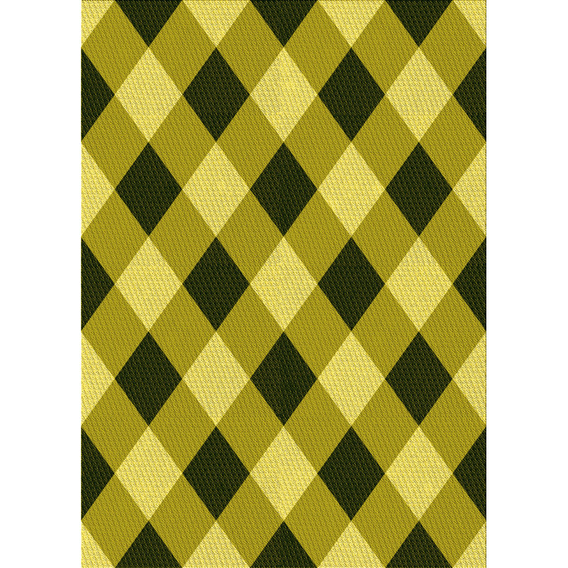 East Urban Home Branford Plaid Wool Yellow Area Rug Wayfair