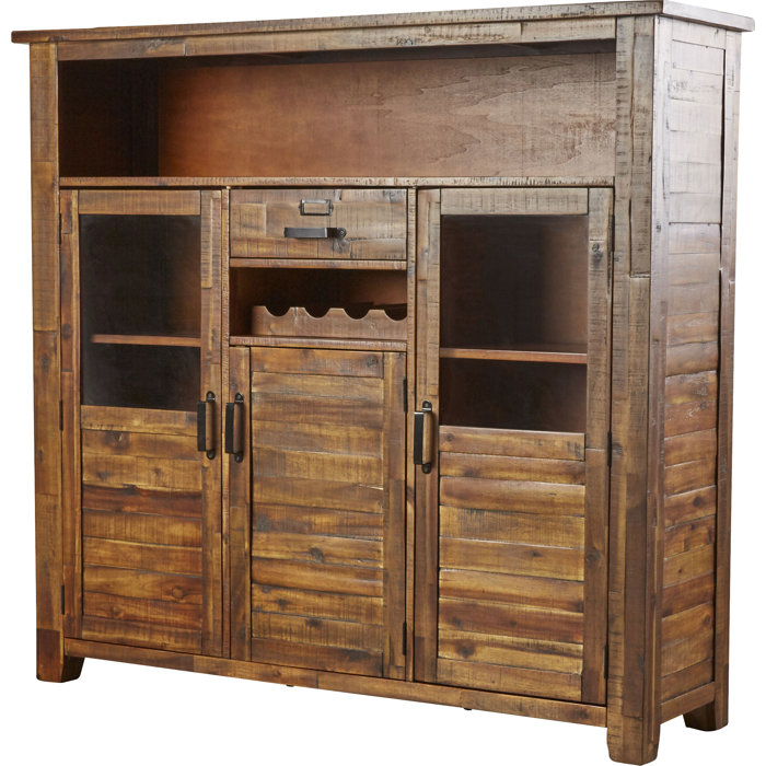 Loon Peak Oilton Bar Cabinet With Wine Storage Reviews Wayfair Ca Oilton Bar Cabinet With Wine Storage