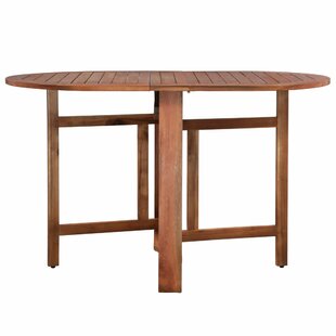 Burch Folding Wooden Dining Table Image