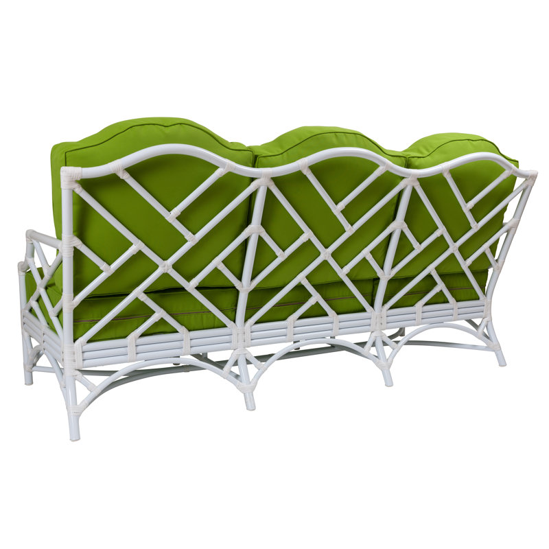 David Francis Furniture Chippendale Patio Sofa With Cushions Wayfair David Francis Furniture Chippendale