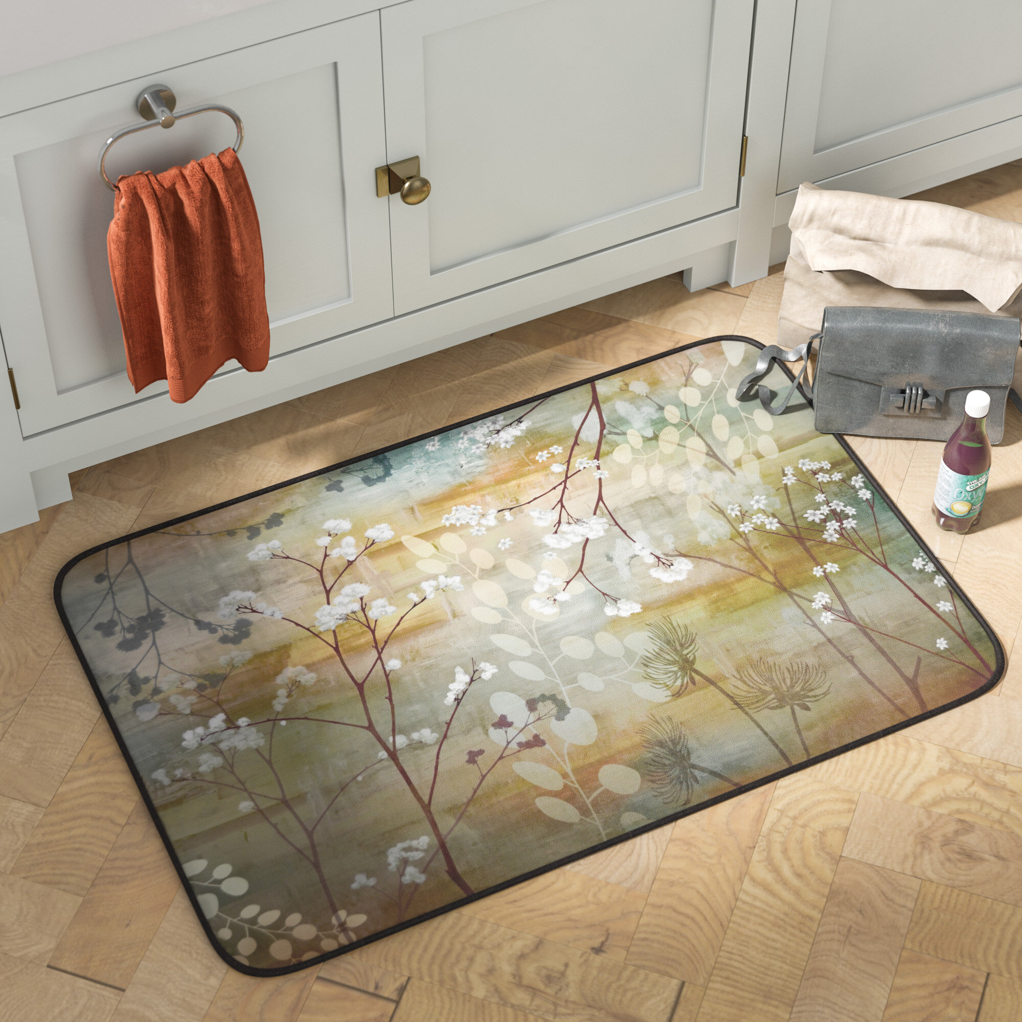 Red Barrel Studio Chilton Misty Woods Oversized Anti Fatigue Kitchen Mat Reviews Wayfair