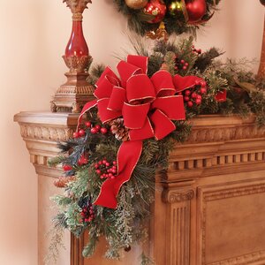 Christmas Mantle Corner Piece