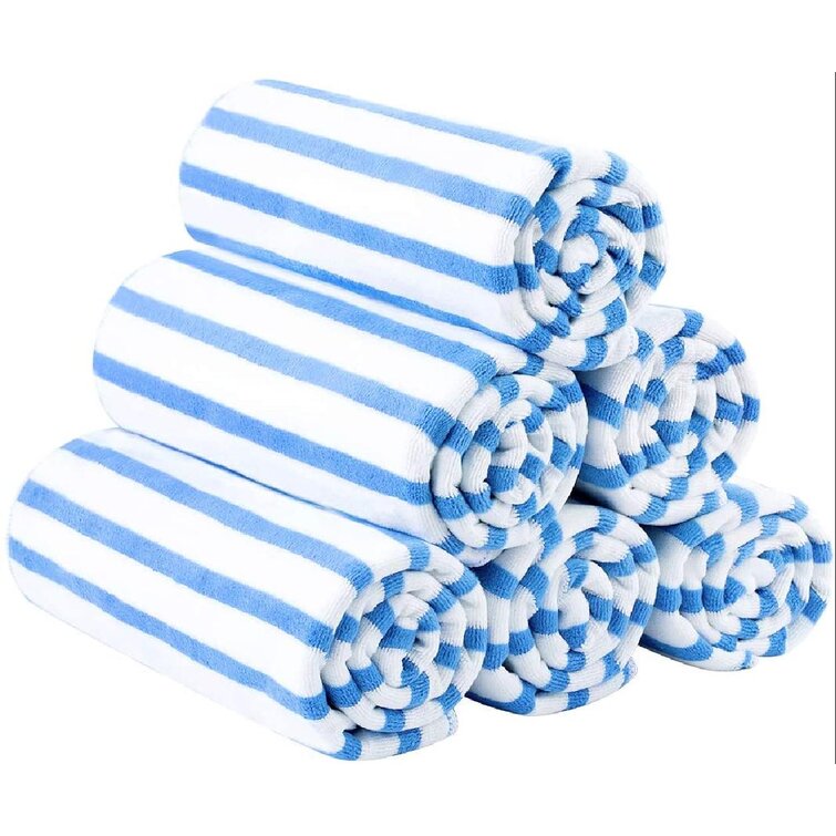 6 pcs Bath Towels Oversize Soft Extra Absorbent Microfiber Towel Sets 27" x 55" 