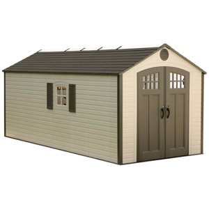 8 ft. W x 17 ft. 6 in. D Metal Storage Shed