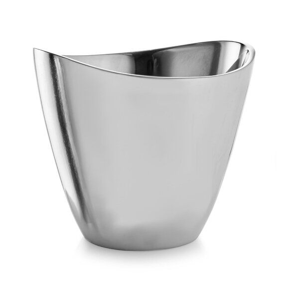 no brand M\u00e9tal Champagne bucket in silvered metal