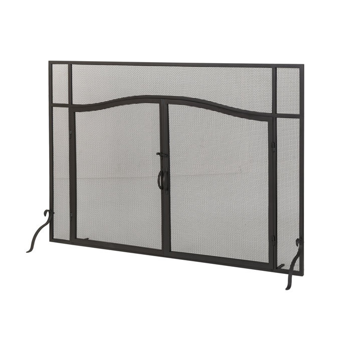 Meyda Tiffany Prime Single Panel Iron Fireplace Screen Wayfair Ca