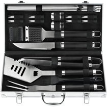 BBQ Grill Accessories Set for Barbecue 29PCS Utensils Tools Stainless Steel+CASE 