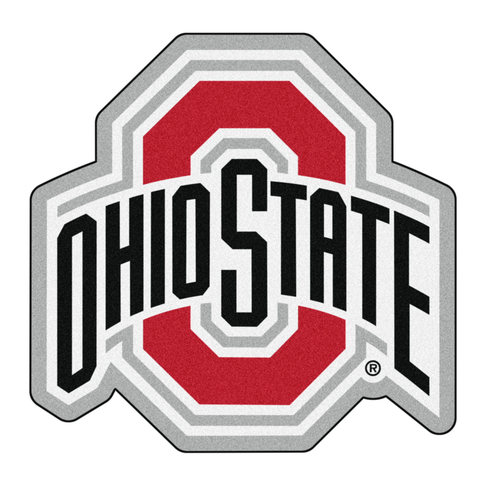 Ohio State University 40 In X 30 In Non Slip Indoor Only Door Mat