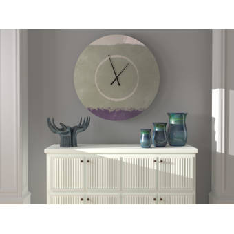 Ebern Designs Marhill Wall Clock Wayfair