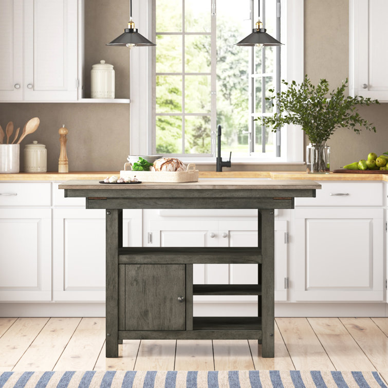 Birch Lane Advika Kitchen Island Reviews Wayfair