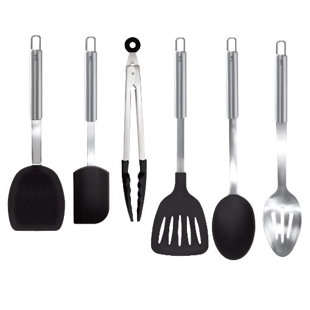 Silicone Cooking Utensils You Ll Love Wayfair 6 Piece International Utensil Set