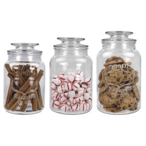 3 Piece Kitchen Canister Set