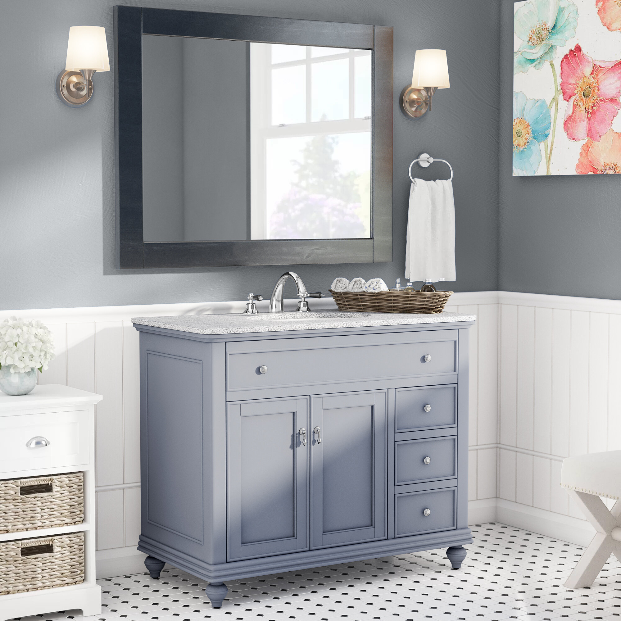 Charlton Home Daenerys 42 Single Bathroom Vanity Set Reviews Wayfair