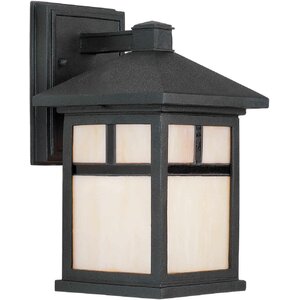 Burtundy 1-Light Outdoor Wall Lantern