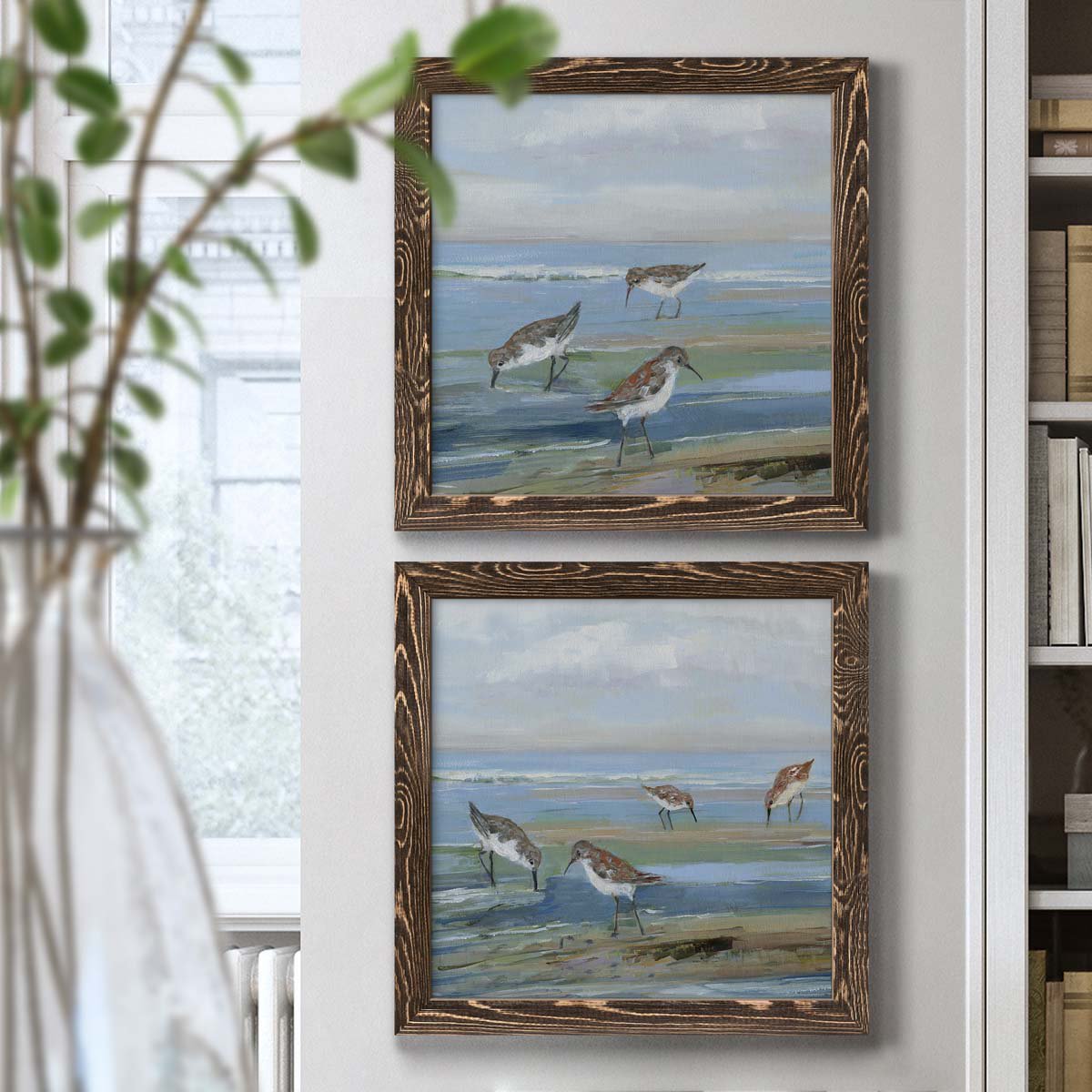 Dovecove Seabird Beach I 2 Piece Picture Frame Painting on Canvas