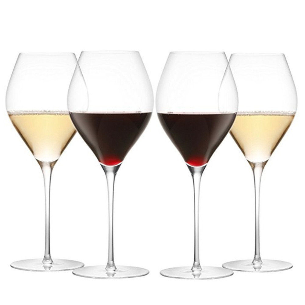 Charlton Home Heffron Extra Large Non Leaded 31 Oz Crystal Stemmed Wine Glass Wayfair