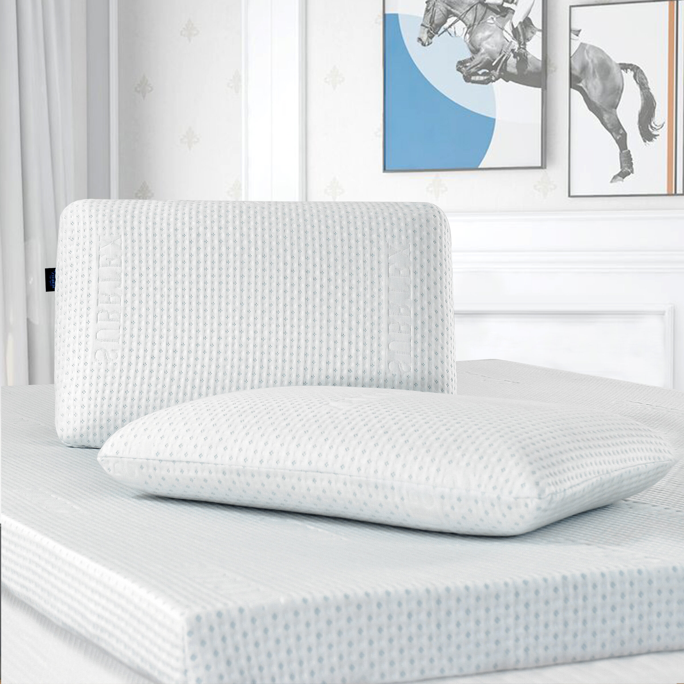 beautyrest talalay latex plush support pillow