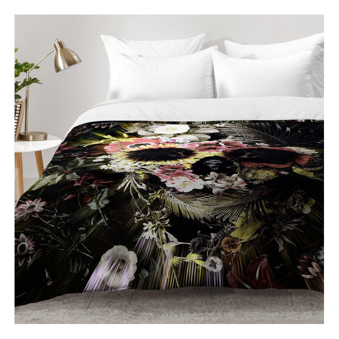 East Urban Home Garden Skull Comforter Set Reviews Wayfair