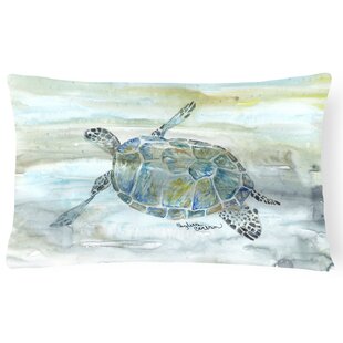 Insert Printed On Both Side Designart CU13127-26-26 Baby Green Turtles on Sand Animal Cushion Cover for Living Room in x 26 in Sofa Throw Pillow 26 in 