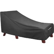 Waterproof Furniture Chaise Lounge Chair-Cover for Outdoor Protection Patio Lawn 