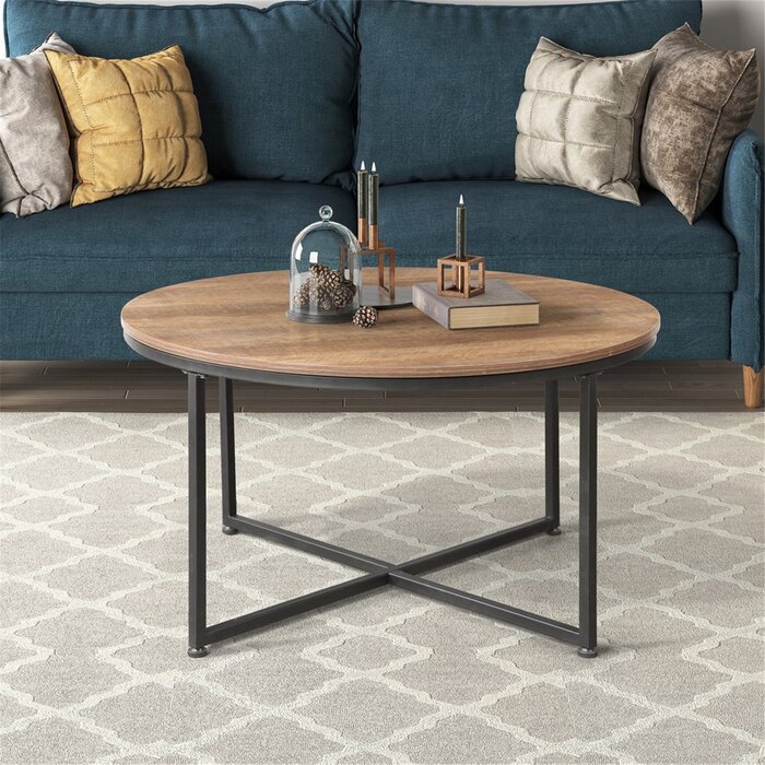 Latitude Run® 35Inch Round Metal Coffee Table & Reviews - Wayfair Canada