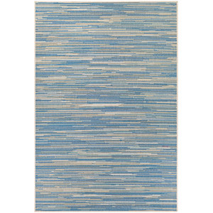 Jasmine Estates Sand/Turquoise Indoor/Outdoor Area Rug