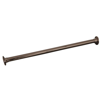 84" Adjustable Straight Fixed Shower Curtain Rod