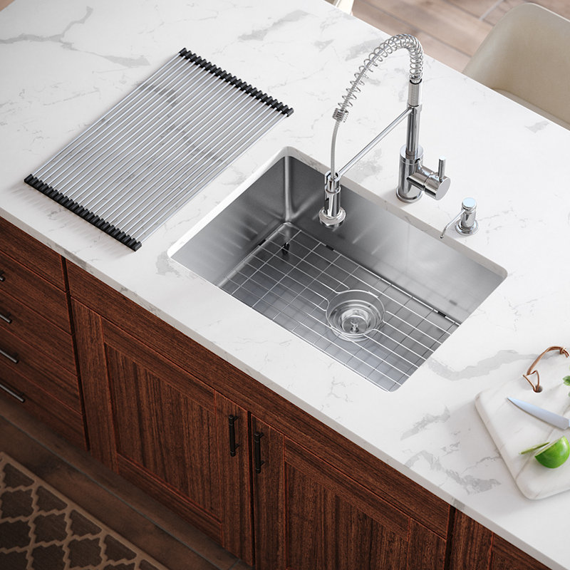 Mrdirect All In One Stainless Steel 26 X 18 Undermount Kitchen